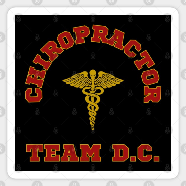 Chiropractor Team DC Sticker by stressless